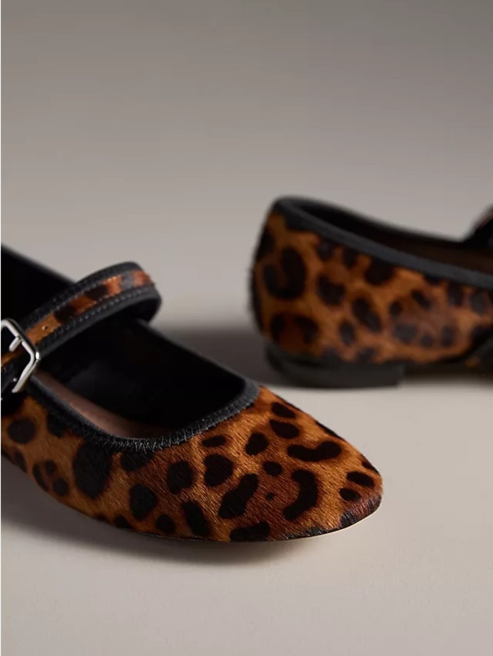 Anthropologie Maeve Leopard Print Mary Jane Flats EU40 - Picture 3 of 9